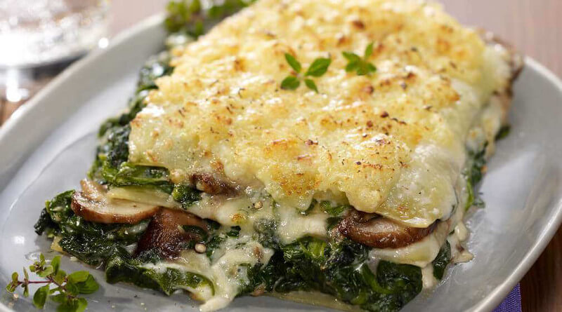 Špenátové lasagne