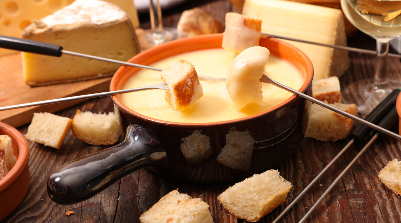 Selské sýrové fondue