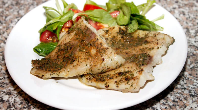 Pangasius v česnekové pastě