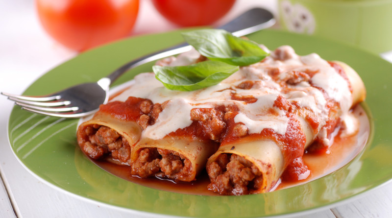 Cannelloni plněné masem