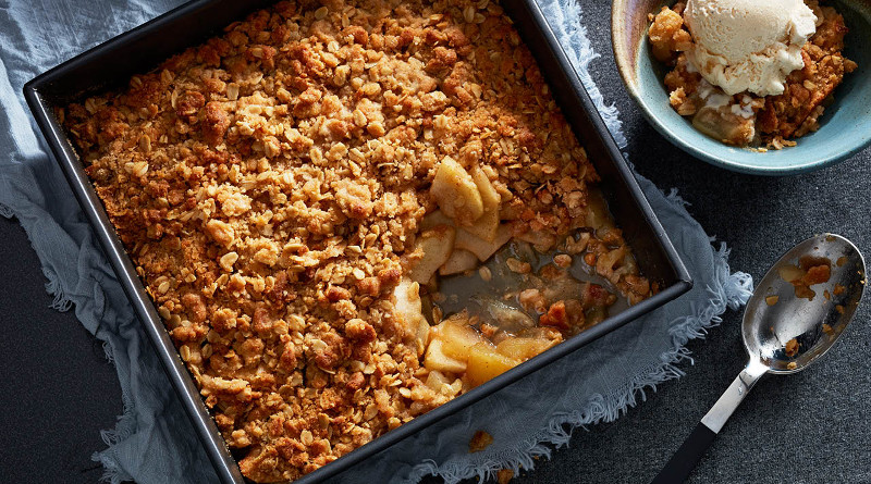 Jablečný crumble